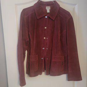 Chico's Suede Jacket Size 3